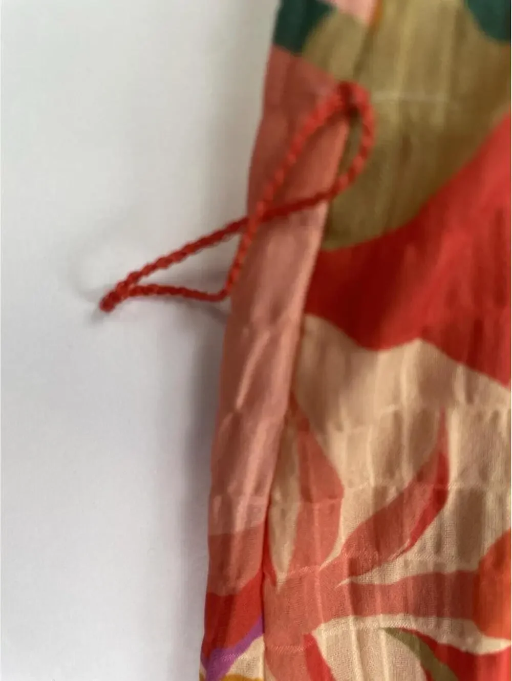 Antonio Melani Brynn Dress Tropical Mini Ruffle Swing Trapeze Missing Belt 10 - Picture 7 of 8